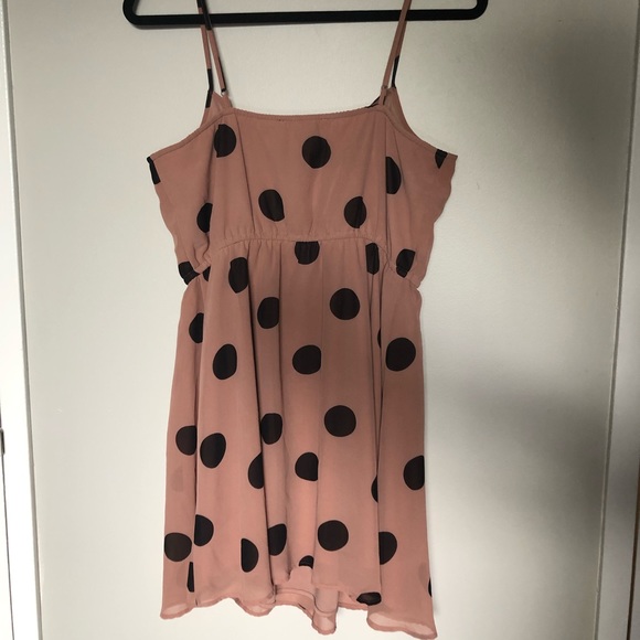 Polka dot spaghttu strap dress - Picture 2 of 4